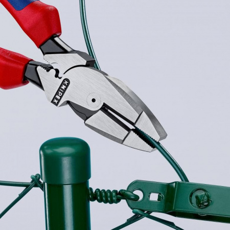 Lineman's Pliers плоскогубцы электромонт., рез: провол. ср. ∅ 4.6 мм, тверд. ∅ 3 мм, L-240 мм, черн., 1-к ручки