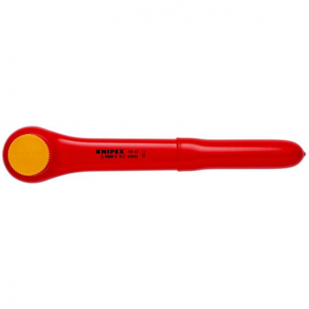 Рукоятка трещоточная VDE DR 1/2", L-265 мм, диэлектрическая