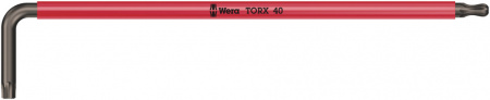 967 SPKXL TORX Multicolour Г-образный ключ, удлиненный, с шаром, TX 40 x 224 мм